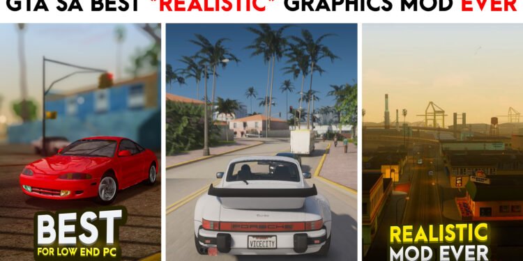 GTA SA – 2023 Ultimate Realistic Graphics Mod For Low-End PC